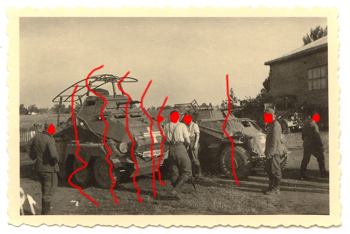 Polen Panzer Spähwagen 8 Rad mit Nummernschild u
