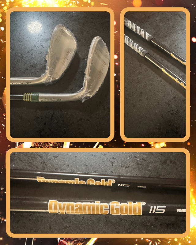 NEW 2025 CUSTOM Cleveland Golf RTZ Tour Rack (RAW) Wedge Set
