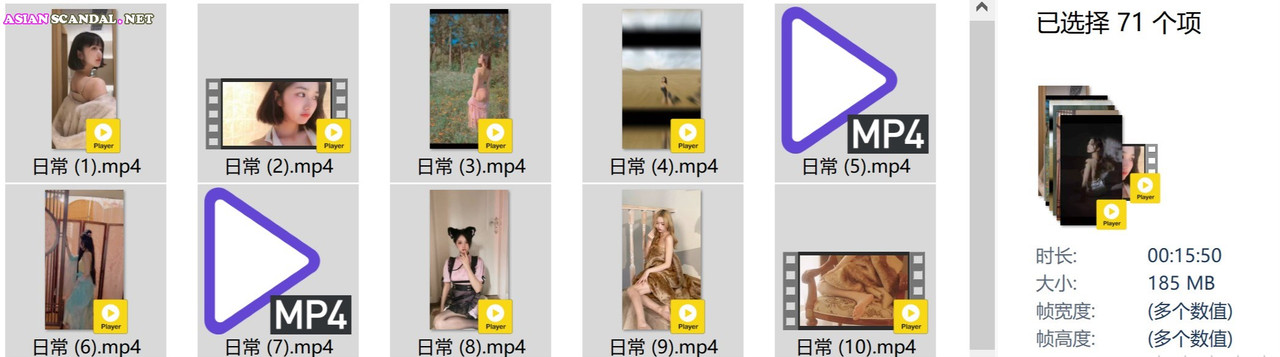 Nuclear bomb leaked new melon _ Internet celebrity professional Hanfu model