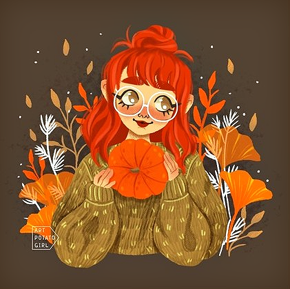 Redhead-Fall-Pumpkin