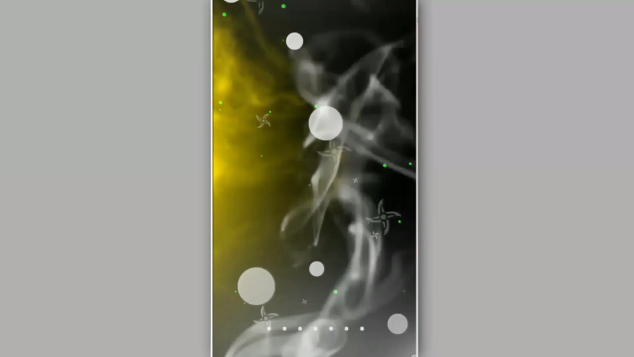 New black screen template video full screen