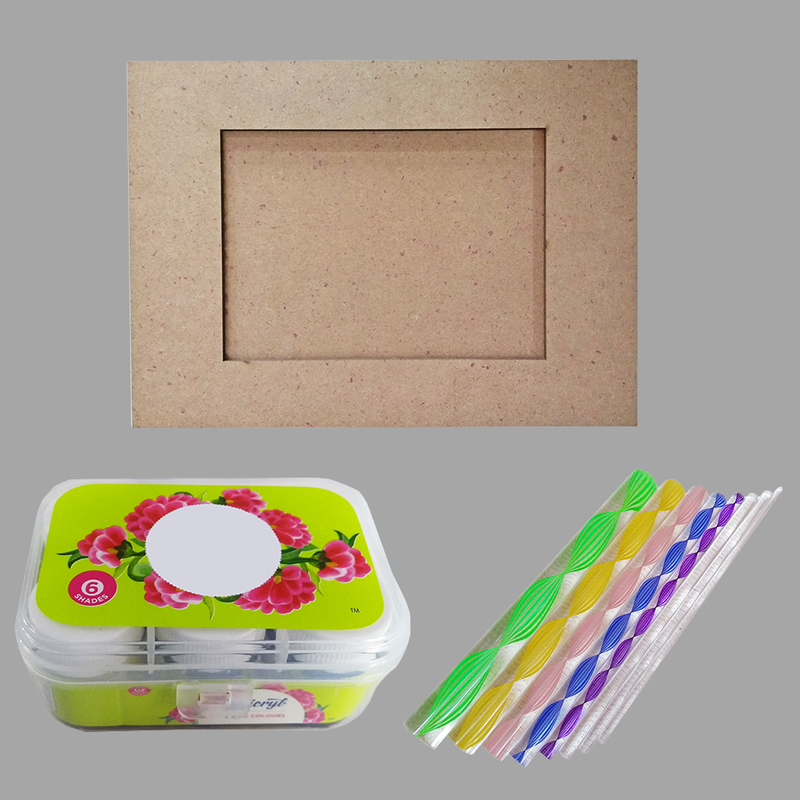 Dot Mandala on MDF Frame DIY Kit
