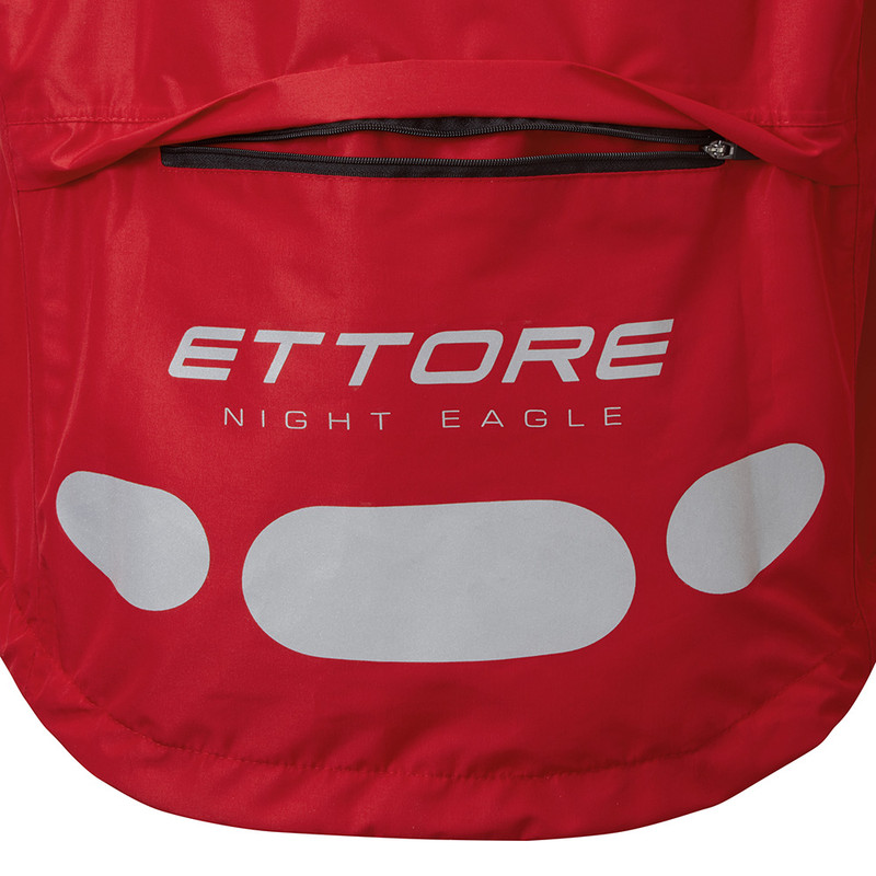 Ettore Mens Cycling Jacket Waterproof Breathable High Vis Red Night Eagle eBay