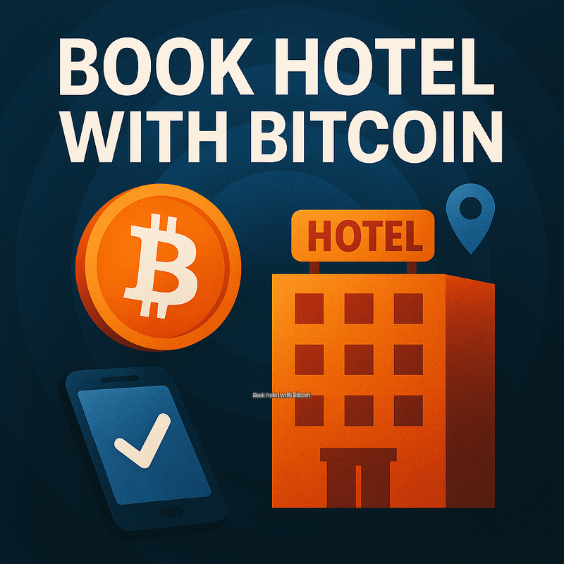 Book hotel with Bitcoin
