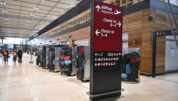 Imagen aérea del aeropuerto de Berlín-Schönefeld