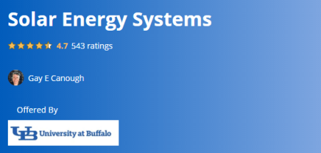 Coursera - Solar Energy Systems