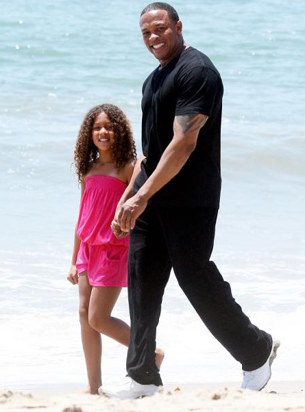 Foto de Dr. Dre  & su  Hija  Tyra Young