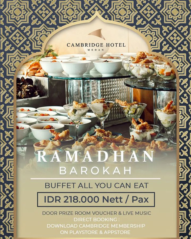 Cambridge Hotel, hotel di Medan yang menawarkan paket bukber