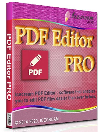 Icecream PDF Editor PRO 2.71 (2023) PC | RePack & Portable by elchupacabra