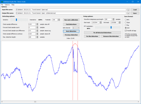 3delite UnDistort Audio File 1.0.20.45