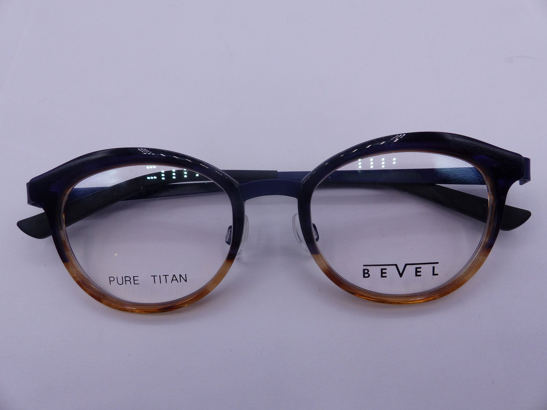 BEVEL 2539 STEPH 20 PURPLE TORTOISE GRADIENT WOMENS EYEGLASSES FRAMES 47-19-135