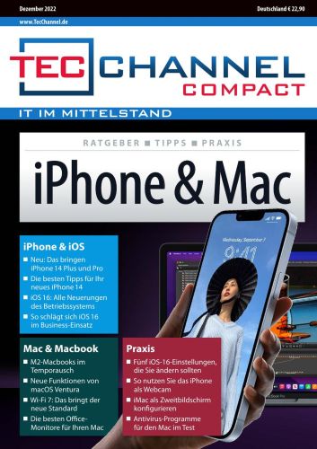 Cover: Tecchannel Compact Magazin Dezember No 12 2022