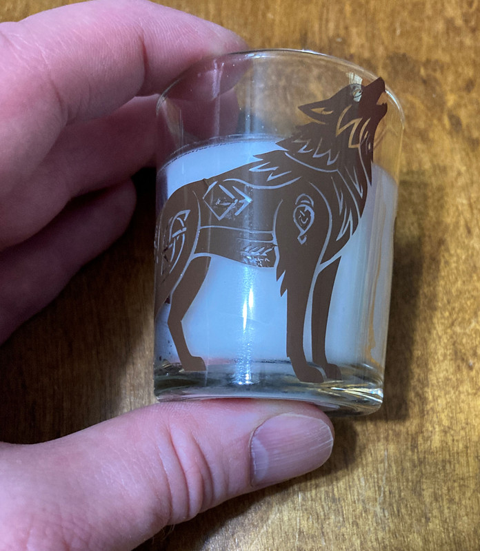 handcrafted votive candle holder