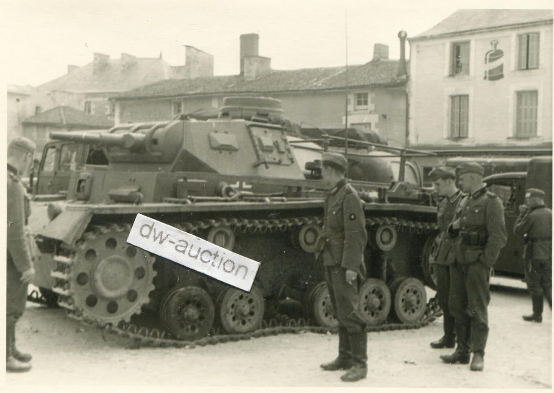 Frankreich , zerstörter dt. Panzer