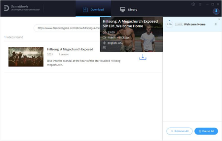 SameMovie DiscoveryPlus Video Downloader 1.0.0 Multilingual