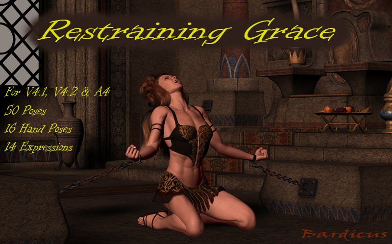 Restraining Grace - Poses & Expressions for V4