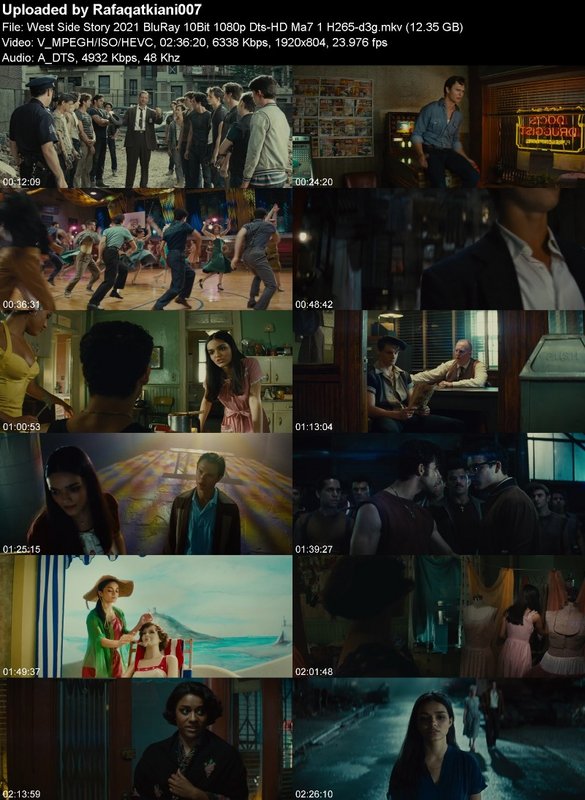 West Side Story 2021 BluRay 10Bit 1080p Dts-HD Ma7 1 H265-d3g