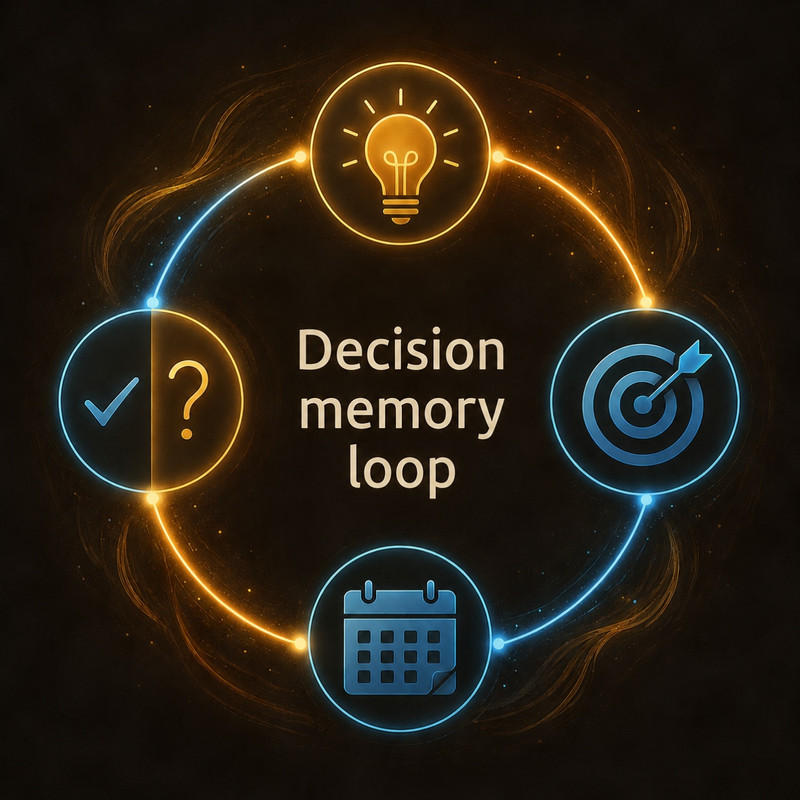 Decision memory loop