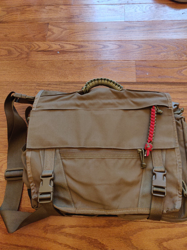 its tactical messenger bag