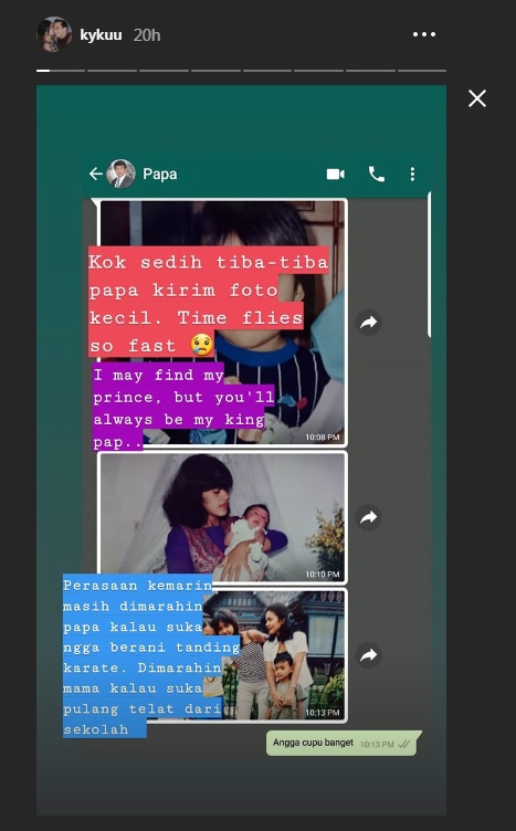 Unggahan Anastasia Herzigova sebelum menikah
