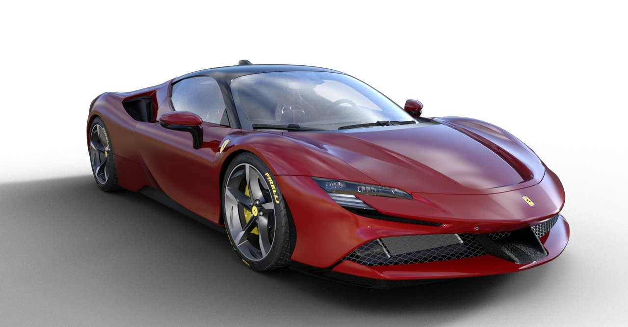 Ferrari Stradale SF90 For Daz3D