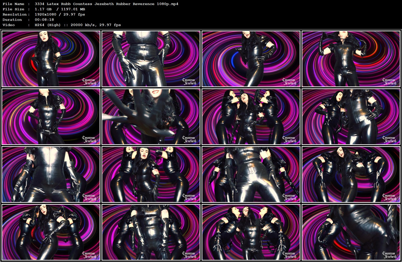 3334 Latex Rubb Countess Jezebeth Rubber Reverence 1080p mp4