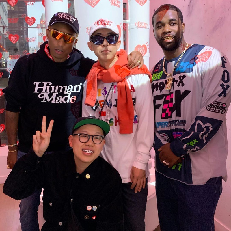 Pharrell With Nigo, A$AP Ferg & Verdy At The Human Made 'Girls Don't Cry'  Collection Launch (May 17) (2019) - The Neptunes #1 fan site, all about  Pharrell Williams and Chad Hugo