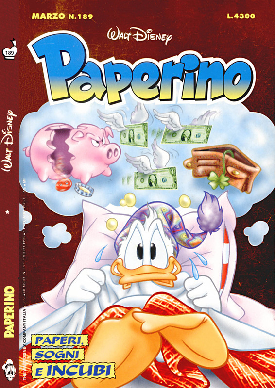 Paperino 189 – Paperi, sogni e incubi (Disney 1996-03)