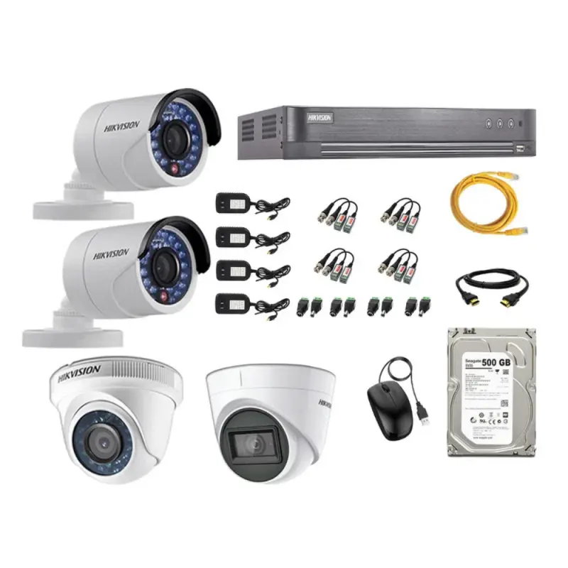KIT DE 4 CÁMARAS FULL HD - HIKVISION - Imagen 2