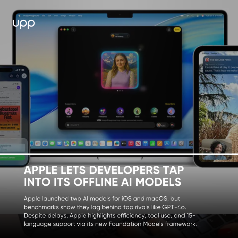 Apple lets developers tap into its offline AI models
