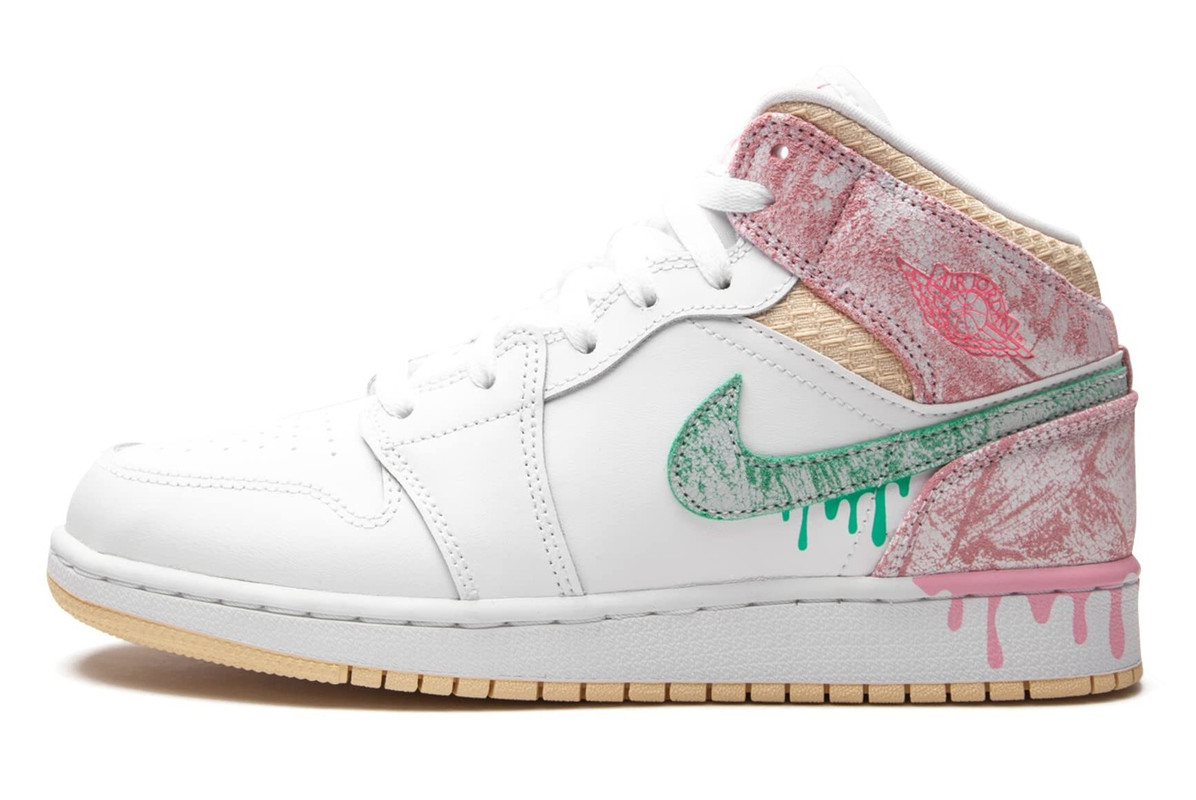 Nike Air Jordan 1 Mid Paint Drip