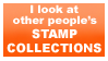 i look at other people's stamp collections