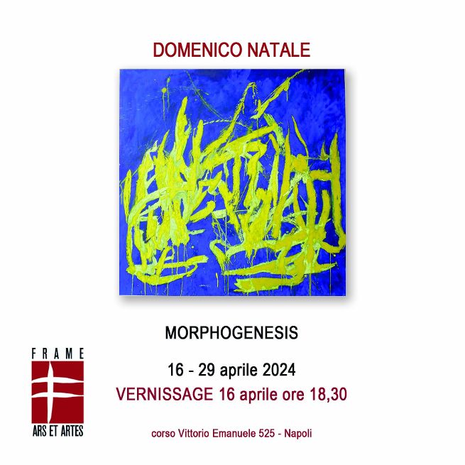 MOSTRA - "Morphogenesis" di Domenico Natale alla Galleria Frame Ars Artes a  Napoli
