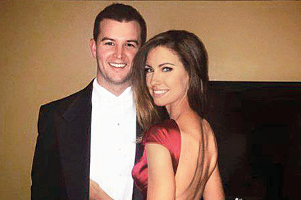 AJ McCarron met vrouw Katherine Webb 