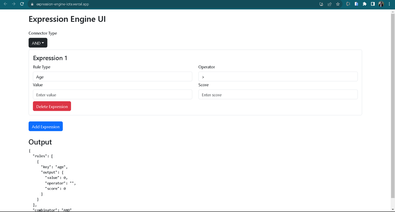 GitHub - varun-singh-0518/expression-engine