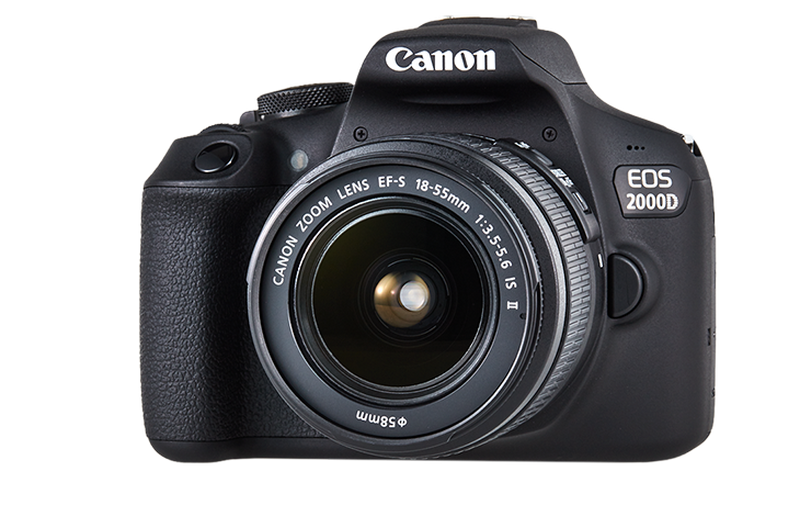 افضل سعر كاميرا كانون EOS 2000D بعدسة DSLR، دقة 24.1 ميجا بكسل، 18-55 مم -  اسود في مصر 2021| بي تك