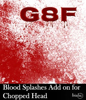Blood Splashes Add on for Chopped Head G8F.