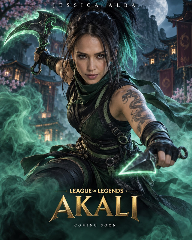 Jessica Alba Akali