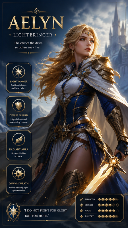Fantasy Hero Card Generator