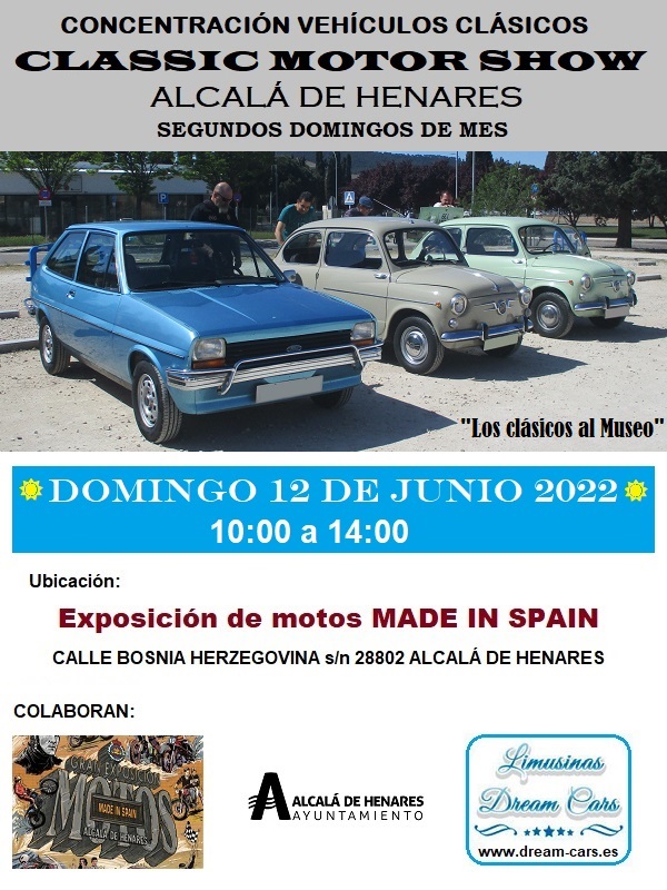 CLASSIC MOTOR SHOW Alcalá de Henares 2ºs domingos de mes - Página 12 Cartel-06-22