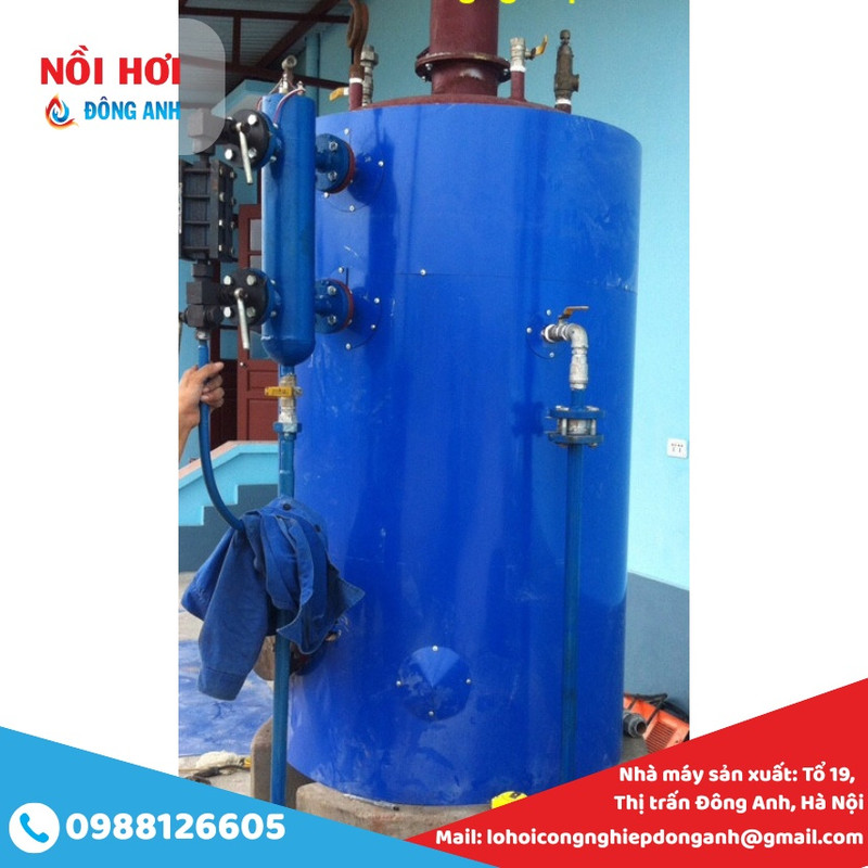 lò hơi đốt củi 50kg/h