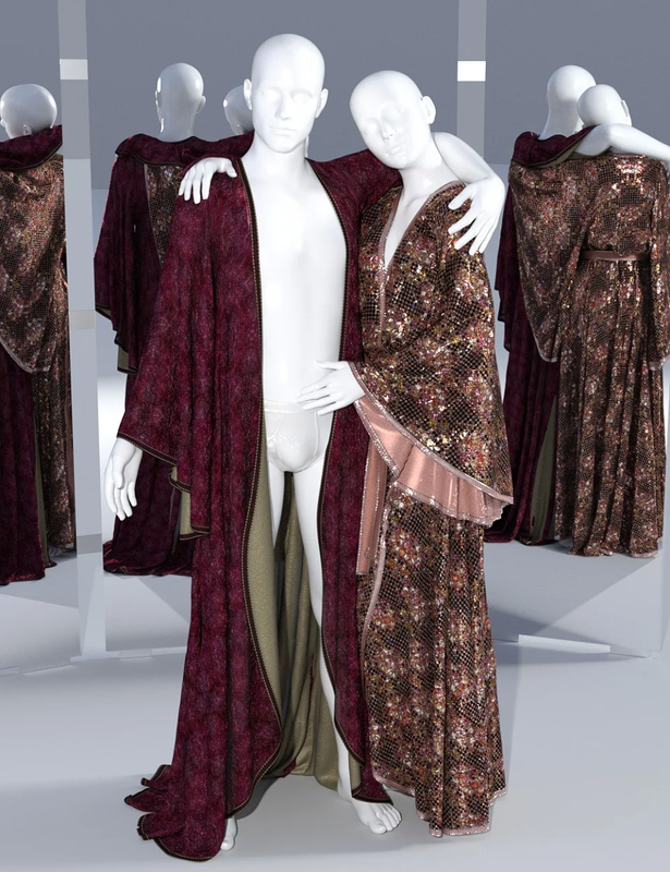 dforce ssr art drape robe for genesis 3 and 8 00 main daz3d