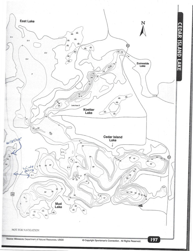 cedar island map