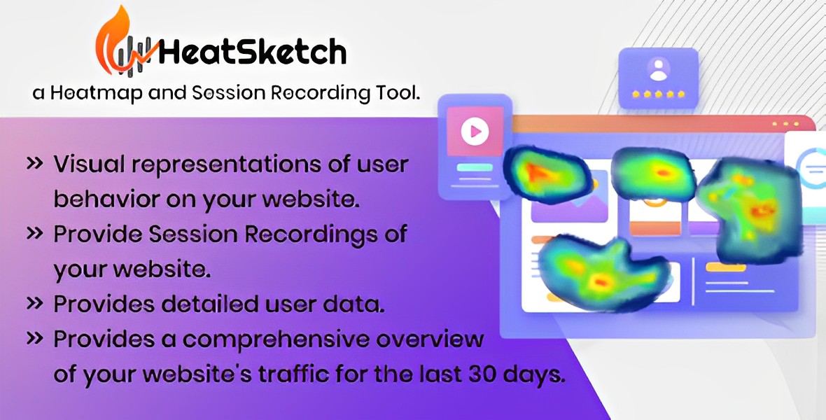 HeatSketch – Heatmap and Session Recording Tool (SaaS Platform) PHP