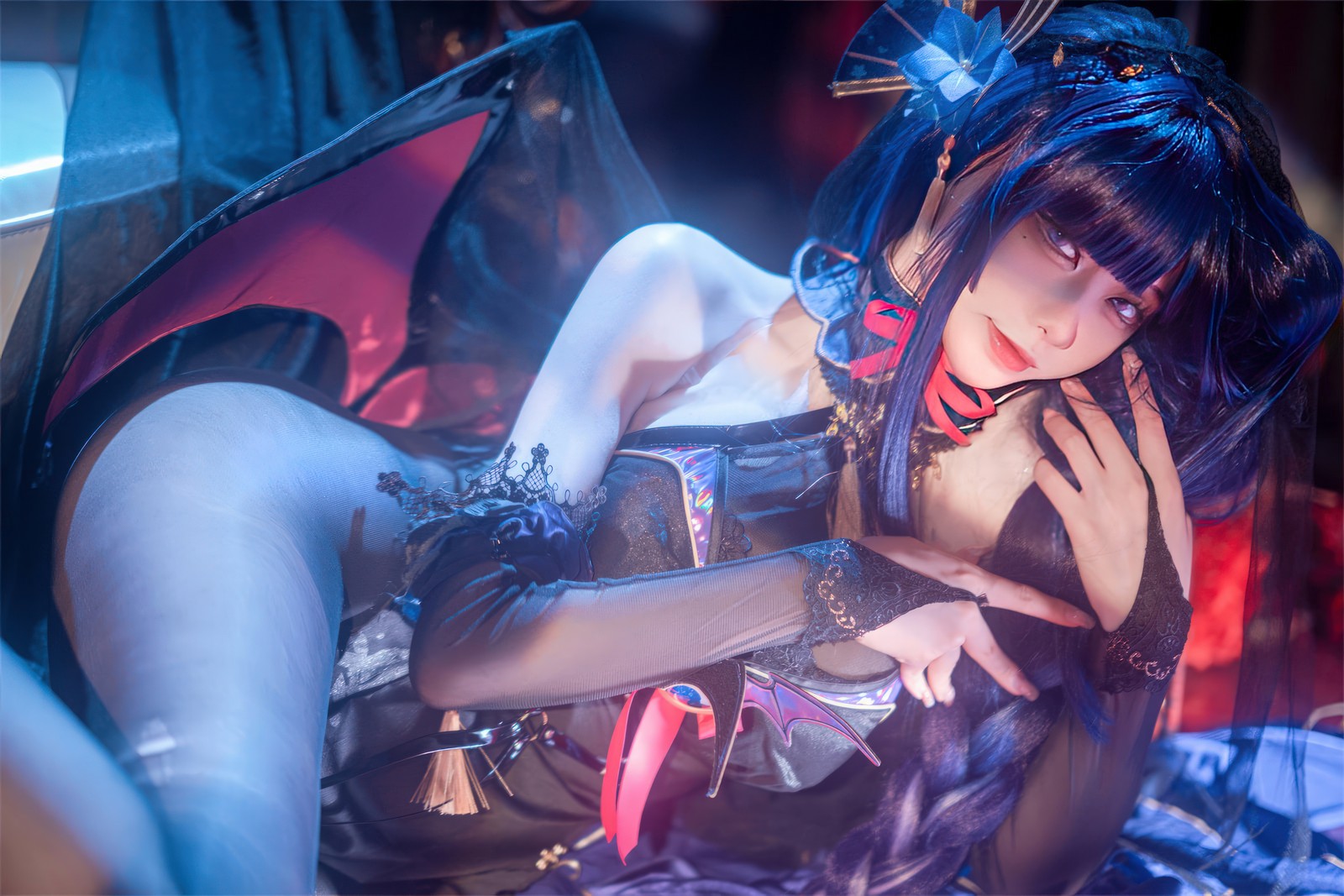 安食Ajiki 原神雷电将军魅魔写真集 – 高质量COS & 二次元美女 [35P-259M]插图6