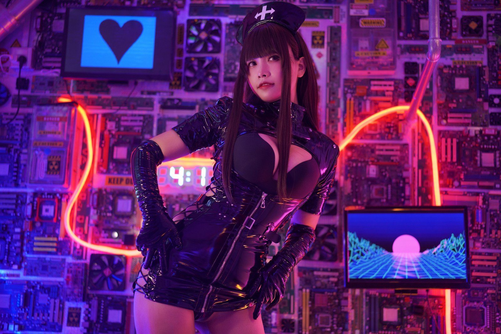 Neko-薇薇 暗黑护士 Cosplay 写真＋视频合集｜高清大图（54P｜5V｜543MB）插图1