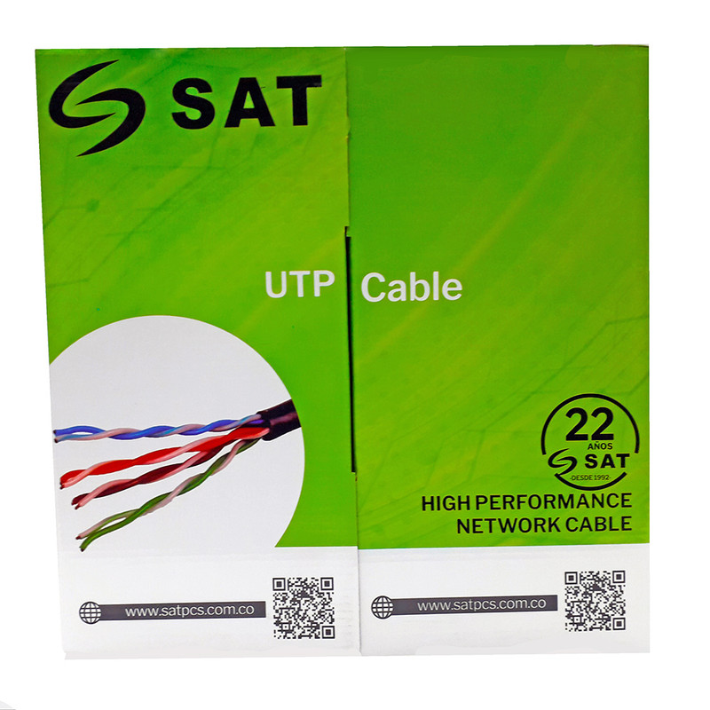 4549-1-CABLE UTP SAT CAT5E PURO COBRE 0.48MM 305M INTER FLUKE