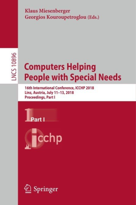 Computers Helping People with Special Needs 2018: Part |