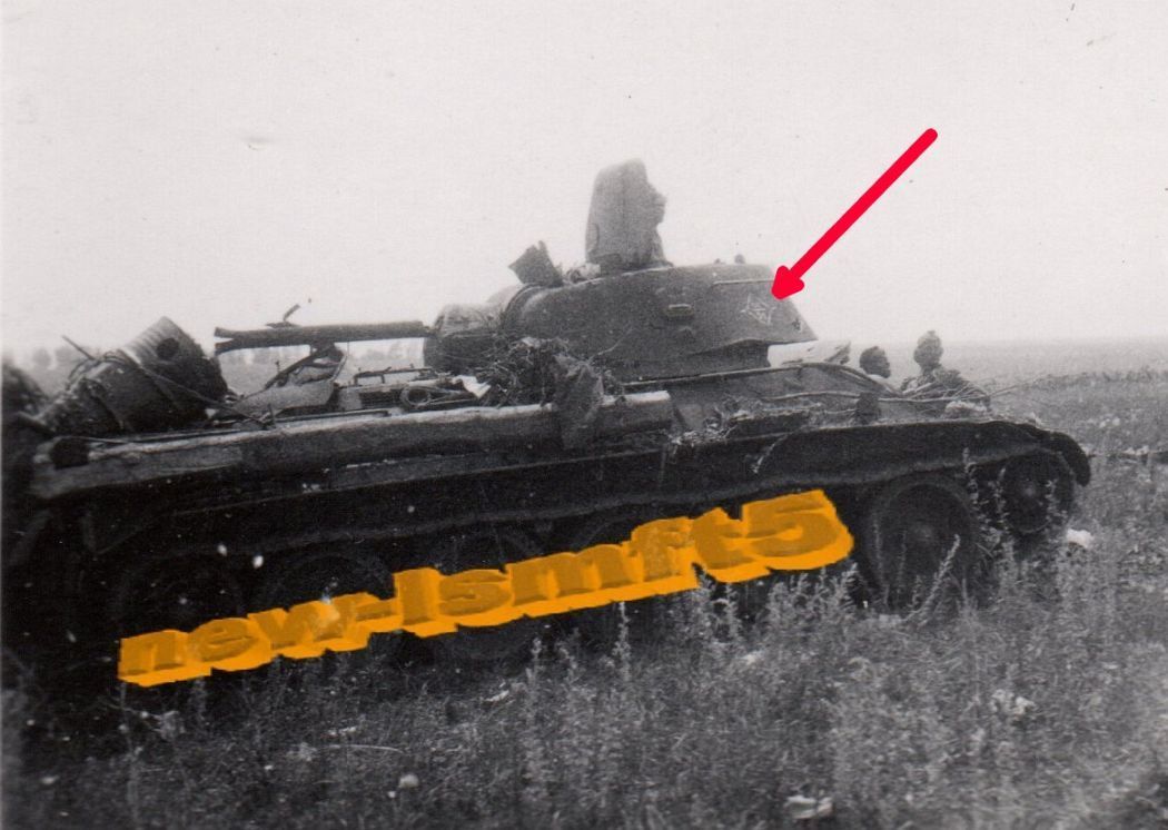 Division GD Panzer tank T34 zerst Kennung Zeich — Postimages