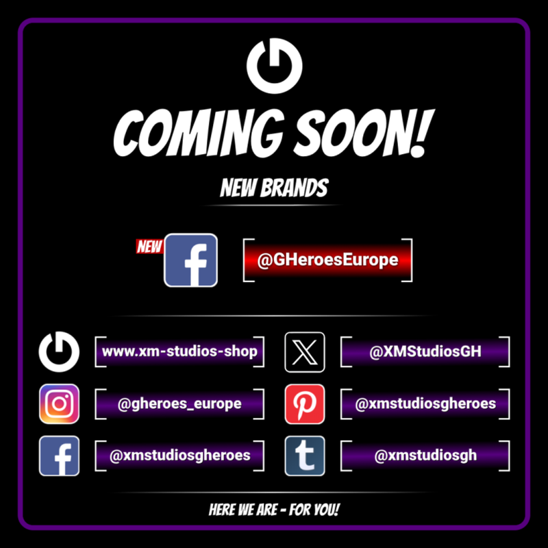 GHeroes Europe Shop - Coming soon with new Brands. Social-Media